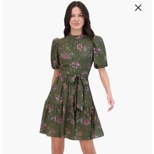 Eliza J Puff-Sleeve dress